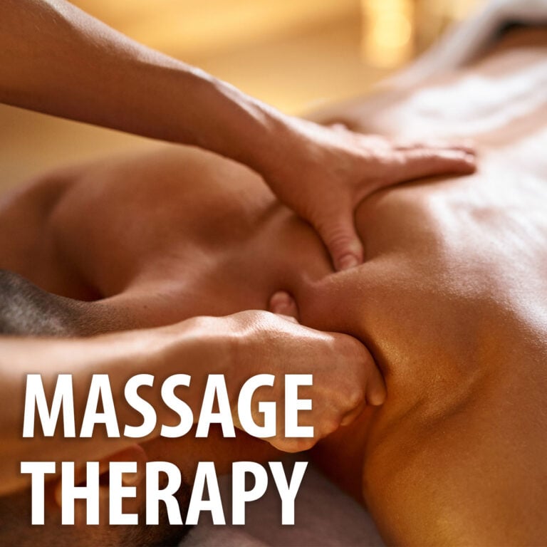 Patient receiving massage therapy from massage therapist