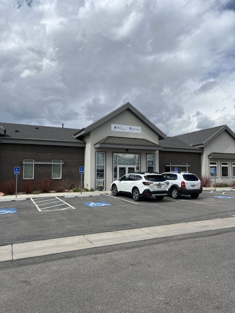 Outside view of Mountain Land Physical Therapy, Fillmore clinic